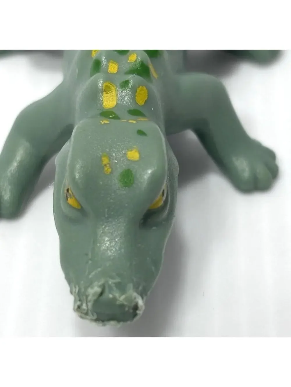 Green Alligator Crocodile Toy Figure - Playmobil Reptile Animal - As Is Damaged
